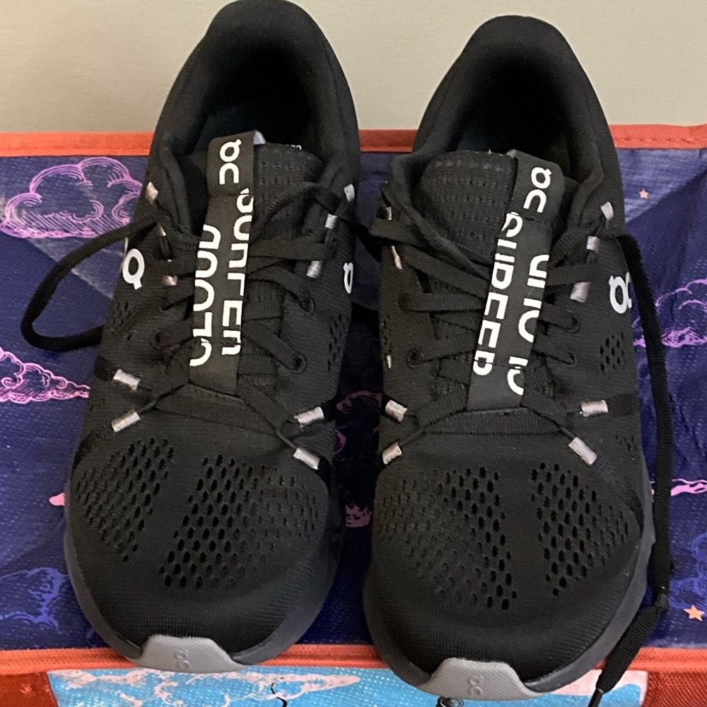 On Running Black Athletic Shoes